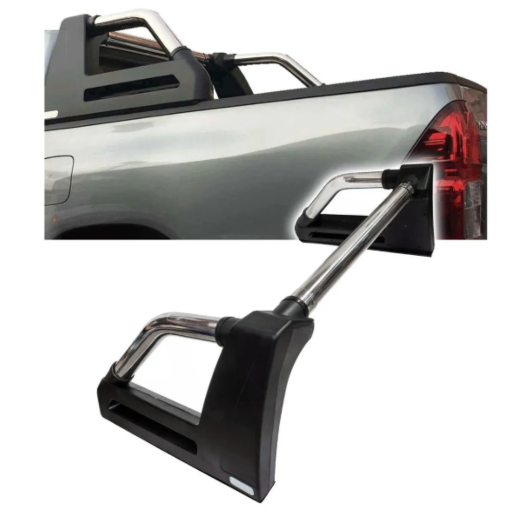 ROLL BAR NISSAN PU NP300 2015 AL 2023 ACERO INOX MOBI
